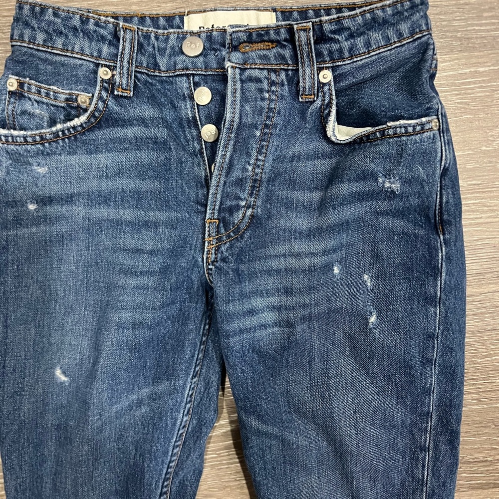 Reformation Distressed Jeans